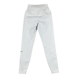 ALO YOGA Womens Leggings M White Airbrush 23" crop